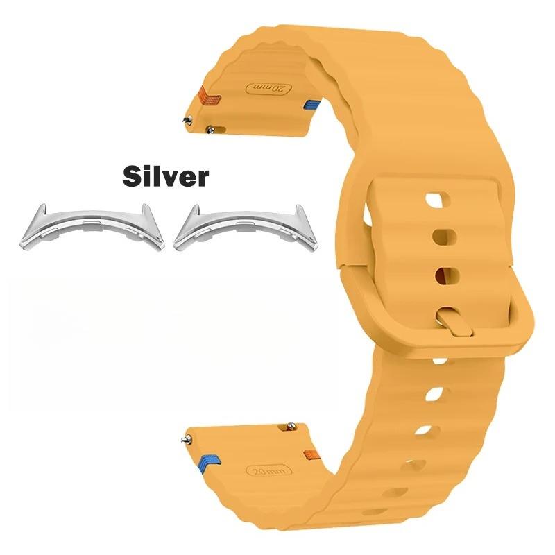 Sport-Ersatzarmband Passend für Google Pixel Watch 4/3 41mm 45mm Zubehör Wellen-Silikonband für Google Pixel Watch 2 1 Correa