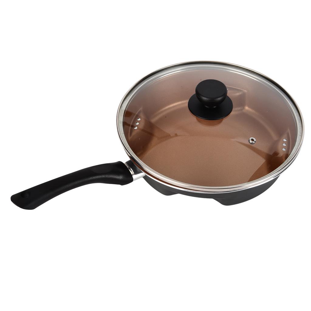 Bratpfanne Antihaft Multifunktionale Pfanne mit Abnehmbarem Griff Aluminium Kochgeschirr Küchenzubehör