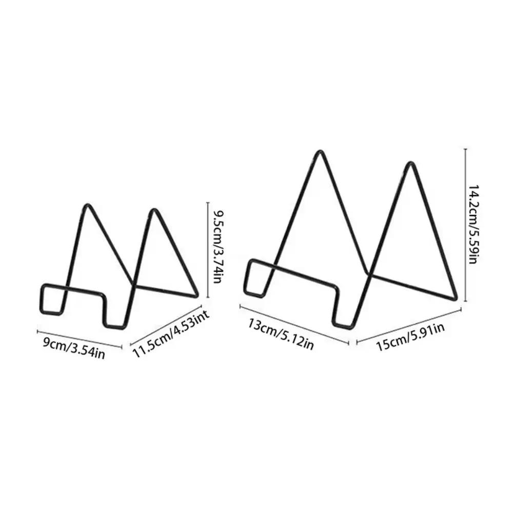 New Iron Art Magazine Display Stand Decorative Multipurpose Book Stand Stable Pedestal Storage Holder Plate Bowl Picture Frame