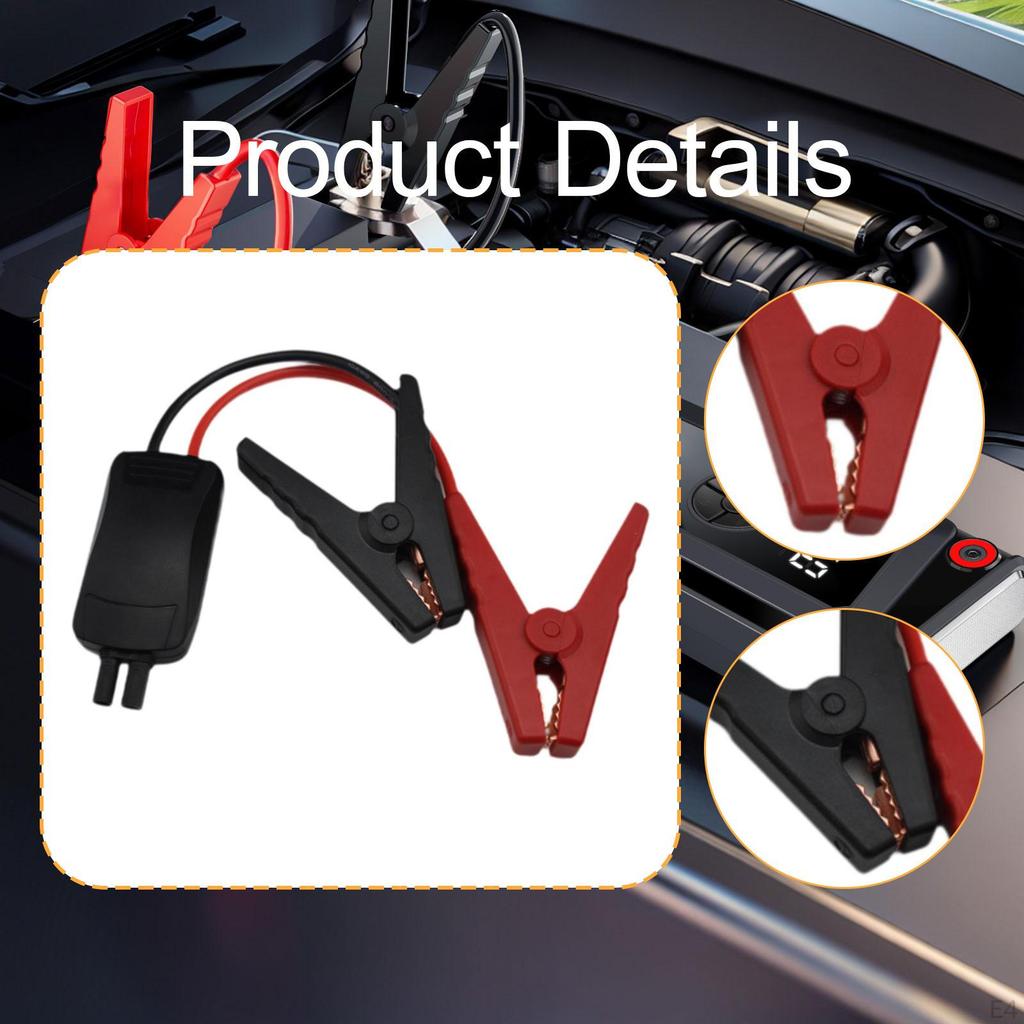 Car Emergency Cable, Battery Clamp, Practical Double Layered Copper Clamp