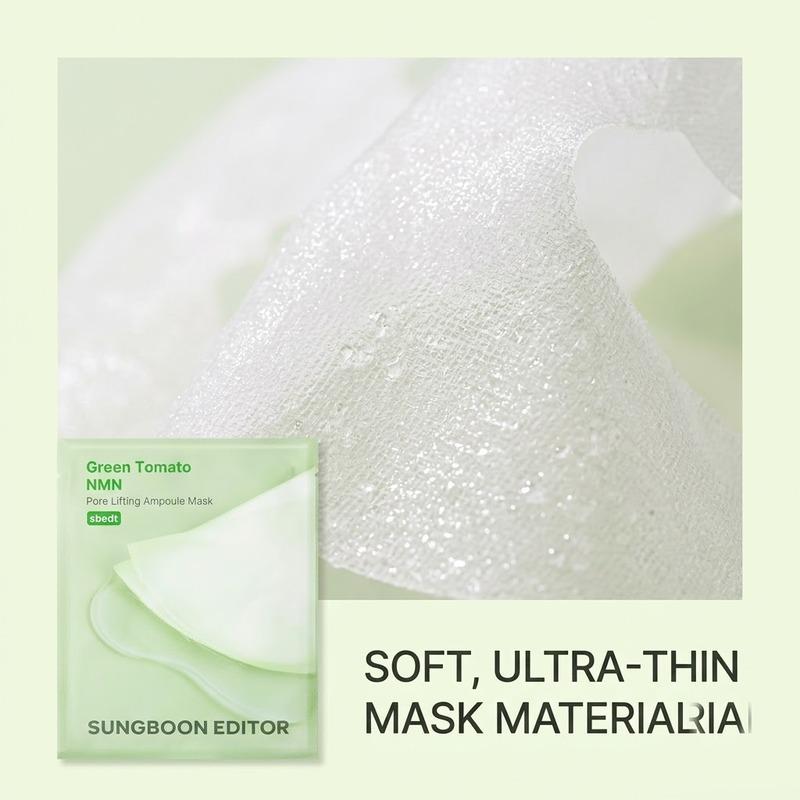 [SUNGBOON EDITOR] Green Tomato NMN Pore Lifting Ampoule Mask 1 Box (10 Sheets)