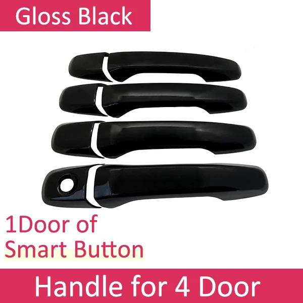 

Для Ford Explorer Classic U502 2011~2018 Smart Door Handle Cover Gloss Black Car Exterior Decorate Auto Accessories Stickers 4Handle 1 Keyhole