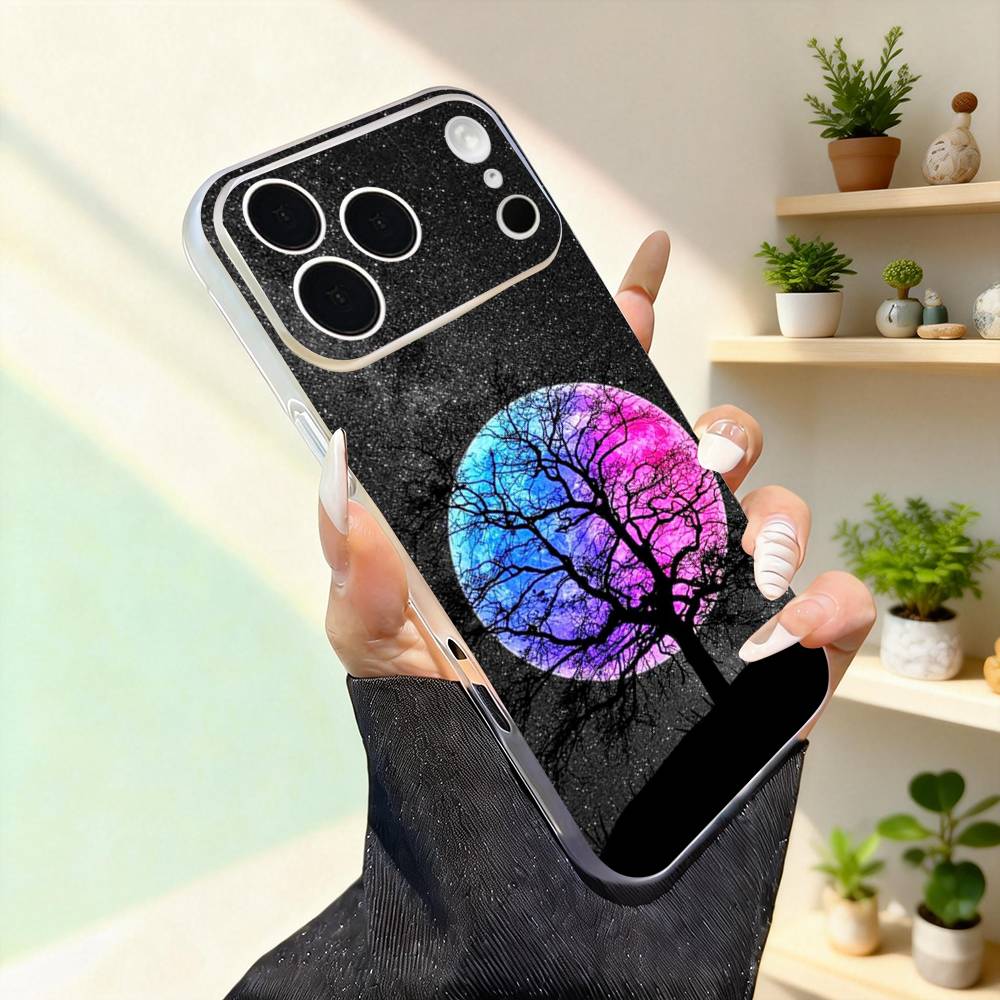 

Moon Galaxy Universe For iPhone 17,16,15,14,13,12,11,Pro,Max,Plus,Mini,SE4,E Magnetic For Magsafe Wireless Phone Case iPhone17promax
