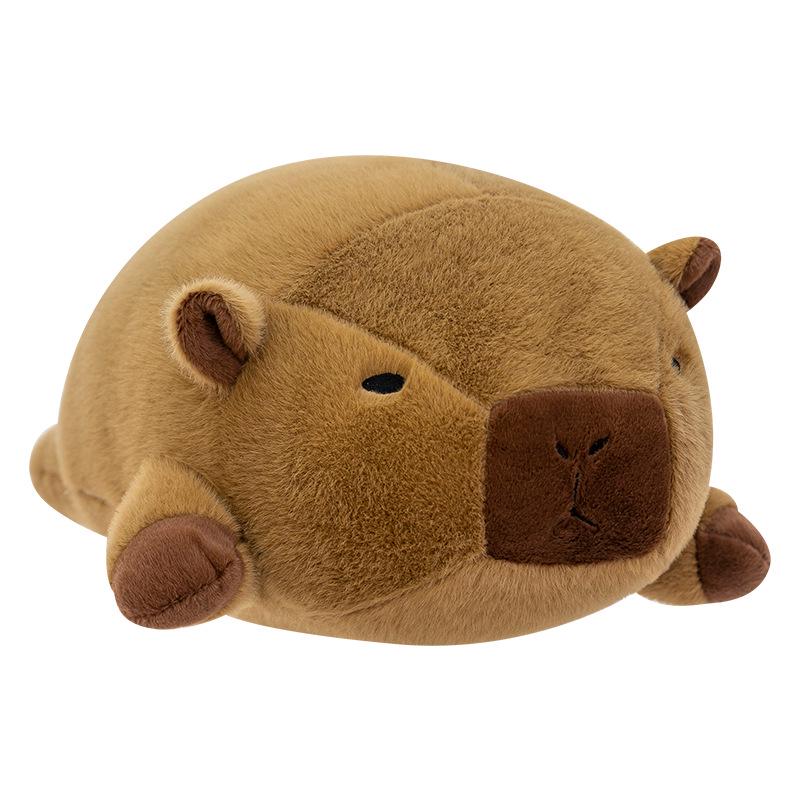 Adorable Capybara Plush Doll: Round Pillow & Creative Birthday Gift