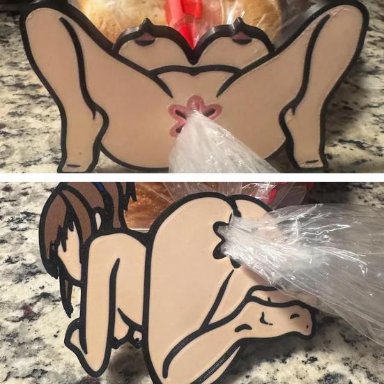 Naughty Sexy Bread Clip Sexy Ladies Bag Clips Airtight Bag Sealers Reusable Food Bag Clips Novelty Kitchen Gadget