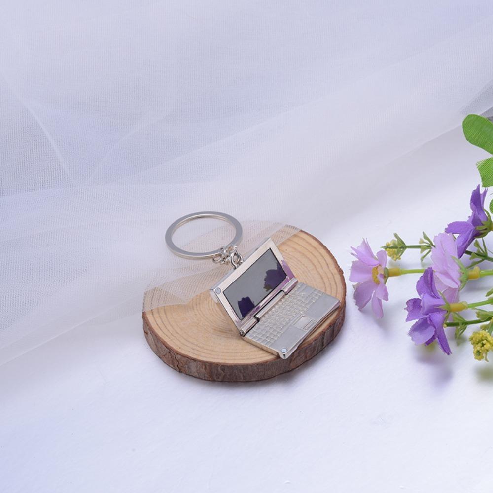 Keychain Simulation Notebook Bag Pendant Creative Simulation Laptop Keyring Decoration