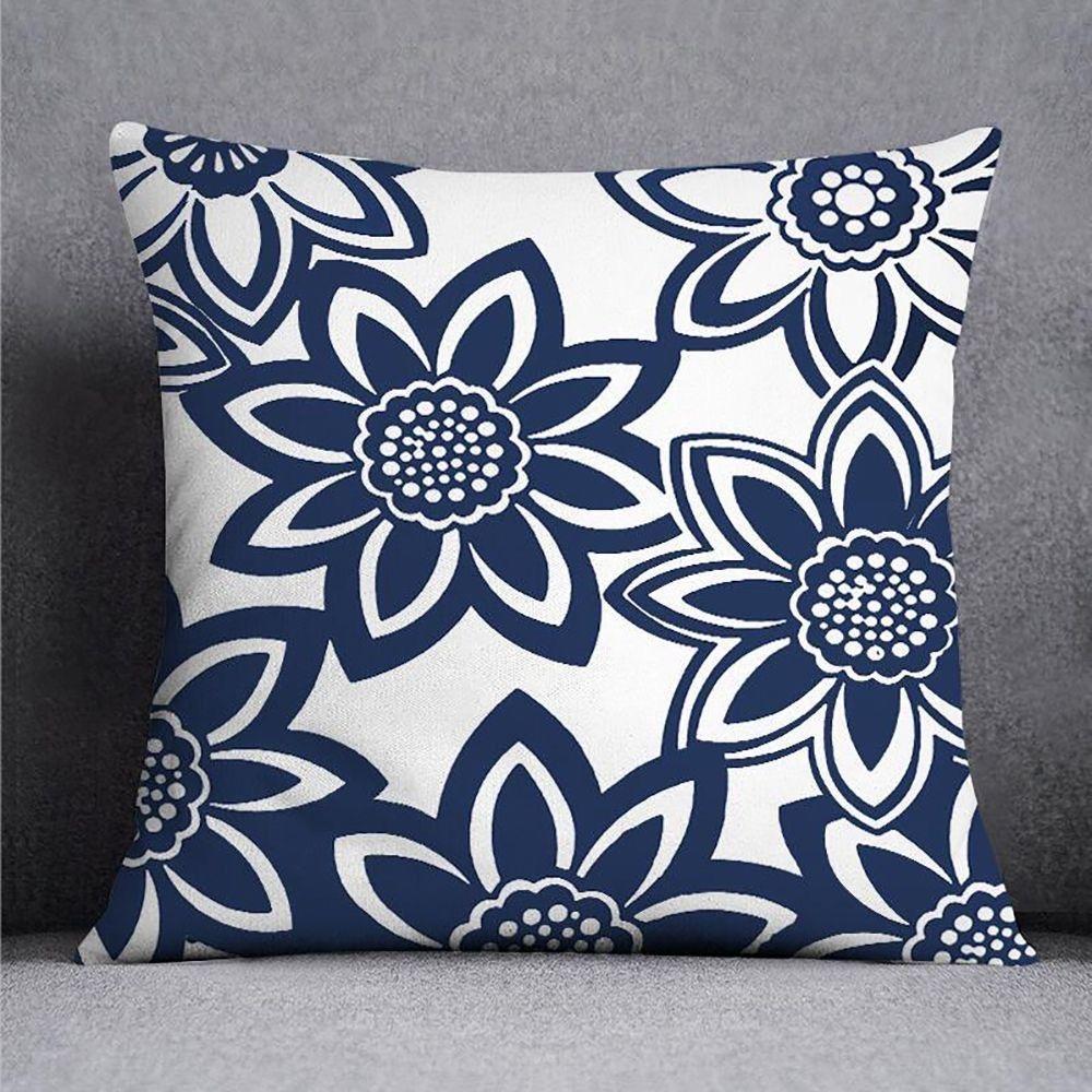 Gufu Geometrischer Kissenbezug Sofa Wohnzimmer Kissenbezug Büro Lendenkissen Nachttisch Quadratischer Kissenbezug Abnehmbar und Waschbar