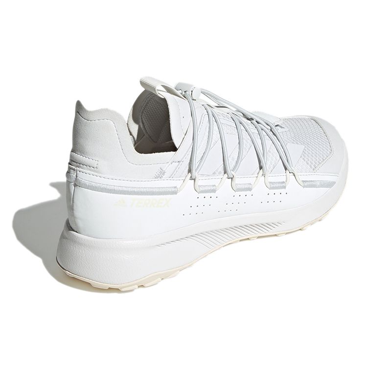 Adidas Voyager 21 Fabric Synthetic Leather Comfortable Versatile Outdoor Breathable Low-Top Lifestyle Casual Shoes Men Sneakers White H05371