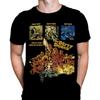 Wild Star Hearts The Dirty Dozen Mens T-Shirt War Print, Black Cotton T-Shirt, Movie Poster Tee