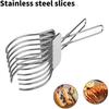 Meat Slicing Guide Manual Meat Slicer Portable Roasting Slicer Bread Clamp And Vegetables Fruit Beef Kitchen Tools