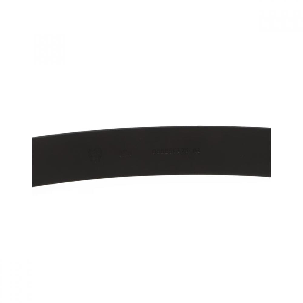 Daks Black Embossed Logo Leather Belt Dbbe5f175bk