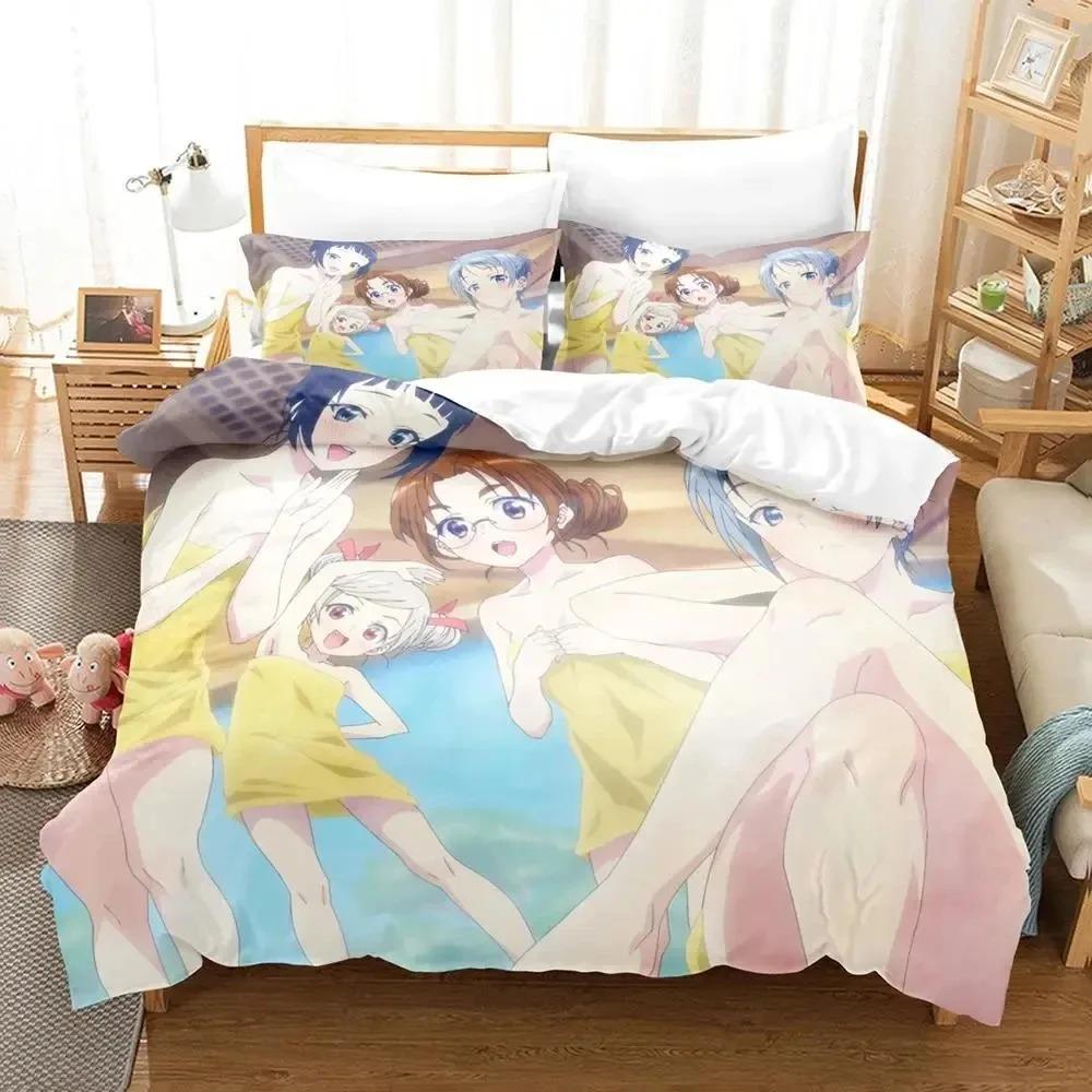 

Anime The Little Lies We All Tell Bedding Set Duvet Cover Bed Set Quilt Cover Pillowcase Comforter king Queen Size Boys Adult EU single(135x200cm)