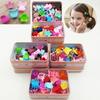 20Pcs/Box Graceful Girl Hair Ornament Set Princess Headwear Hairpin Head Clasp Birthday Gift Box Hair Decoration