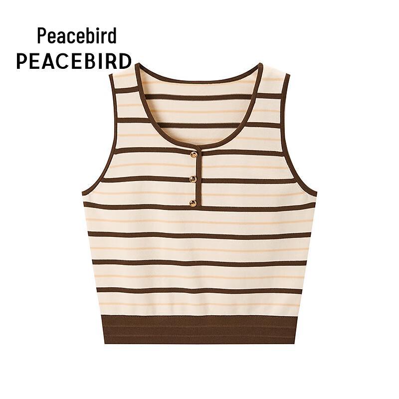 

PEACEBIRD Striped Sleeveless Top M
