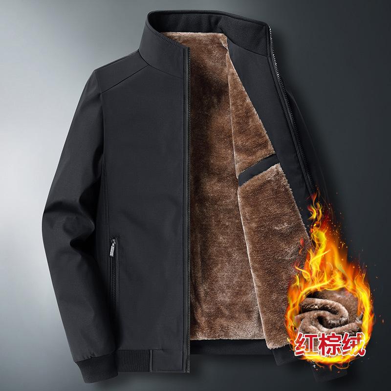 

Мужская куртка с хлопковой утолщенной тепловой стойкой воротником Топ большого размера Повседневная хлопковая одежда 6XL