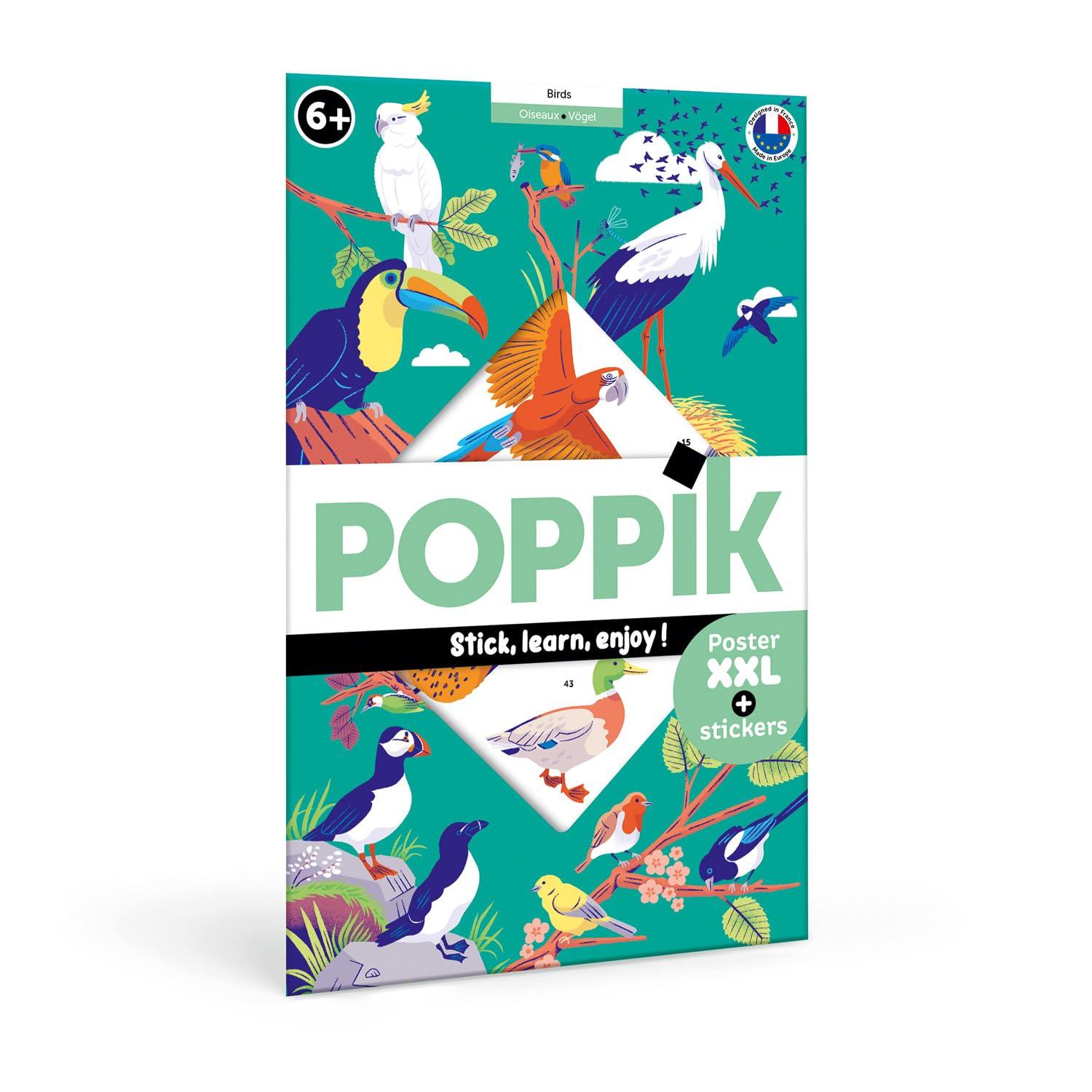 

Наклейка «Маленькие человечки» POPPIK Lernposter - & Vögel