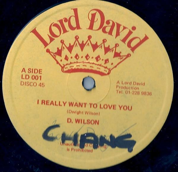 

12-дюймовая пластинка DWIGHT WILSON I Really Want To Love You LD001 LORD DAVID Reggae Ska Dub Б/у