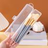 Portable Makeup Brush Holder Travel Case, Dustproof Organizer for Cosmetic Brushes, Nail Art Pens, Eyebrow Pencils Storage Box