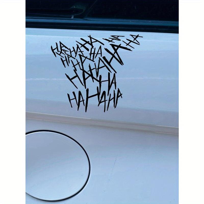 1pc Letter Graphic Car Sticker