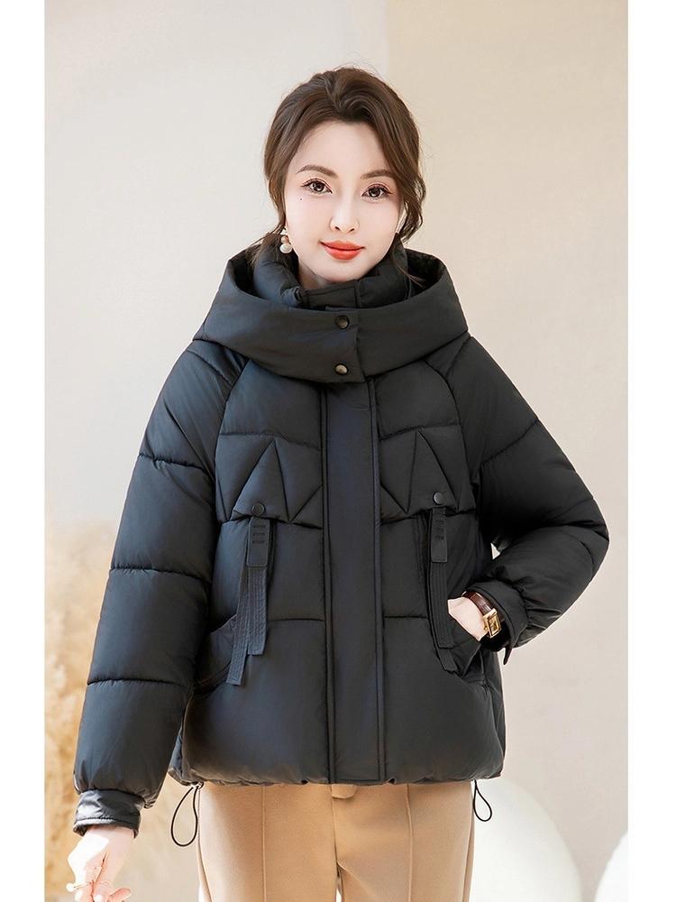 Women’s Short Hooded Windproof Thicken Warm Winter Jacket
