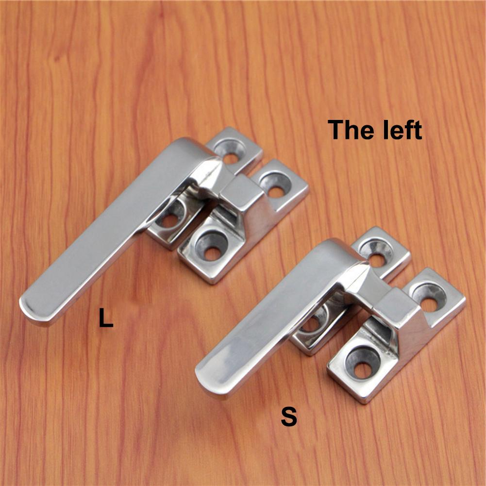 Universal Window Handle Lock 304 Stainless Steel Handle Lock Casement Shutter Knob Buckle Window Door Security Hardware