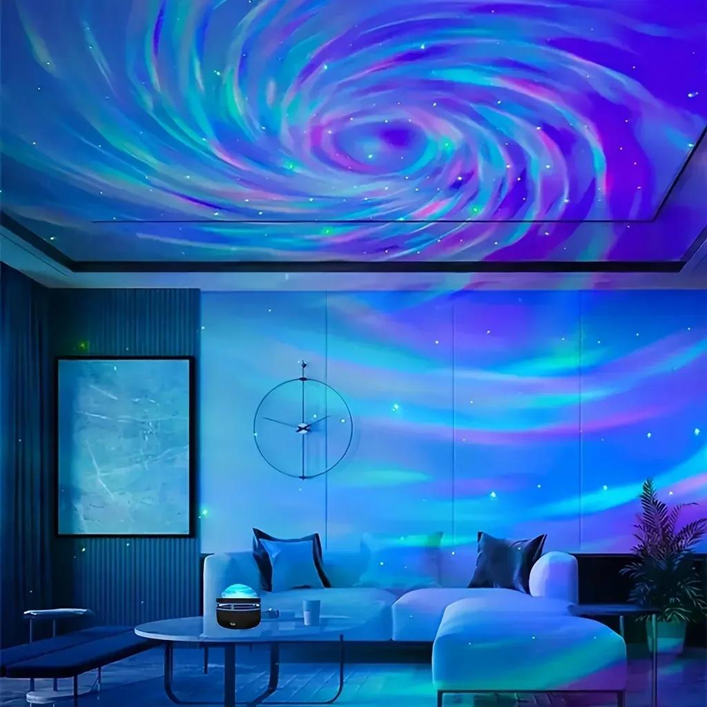 Creative Northern Lights Projection Light Galaxy Starry Sky Atmosphere Light USB Festival Gift Family Gathering Atmosphere Light