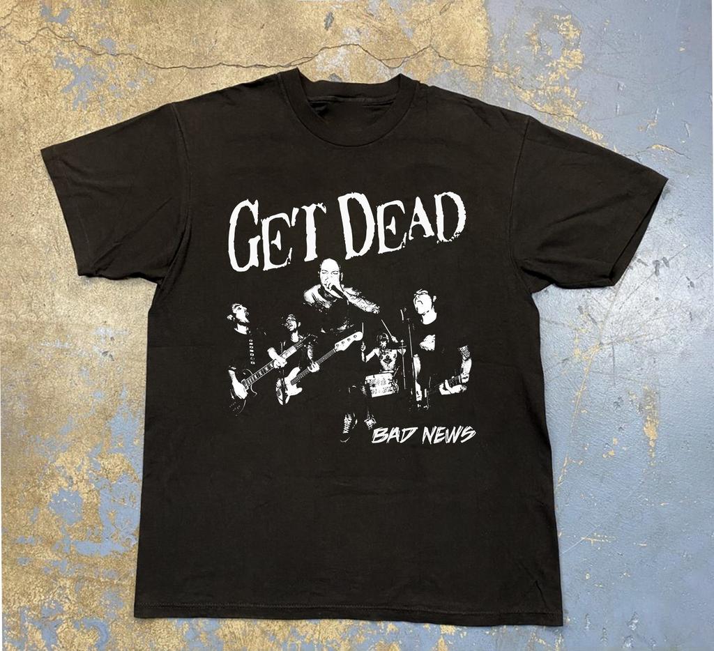 Bad News Album Get Dead band T-Shirt Cotton For Men Women AL050