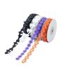 Embossed Design Halloween Ribbon Polyester Material 10m Length Bat Ribbon Handmade DIY Ribbon Ghost Ribbon Bow Craft