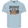 African Wildlife Elephant Lion Rhino Safari Kids T-Shirt Childrens