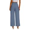 2026 New Women's Wide Leg Suit Pants, High Waist Button Front Office Trousers with Pockets, Spring Summer Work Pants