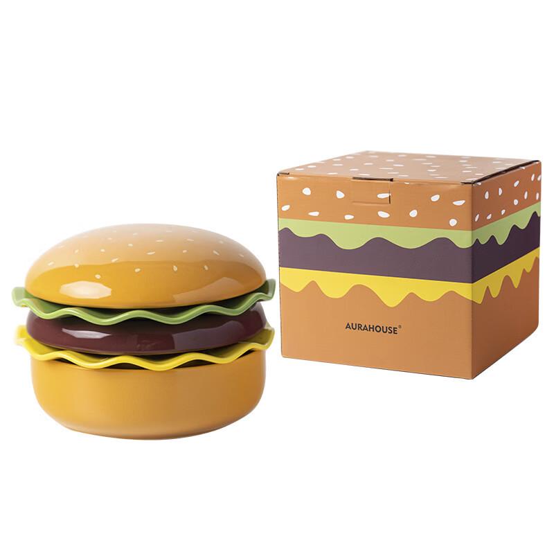 

ZISIZ Creative Burger Ceramic Dinnerware Set