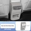 For MG4 EV Urban 2026 2027 Car Rear AC Vent Kick Pad Center Console Lower Mat Silicone Protective Cover Car Interior Accessories