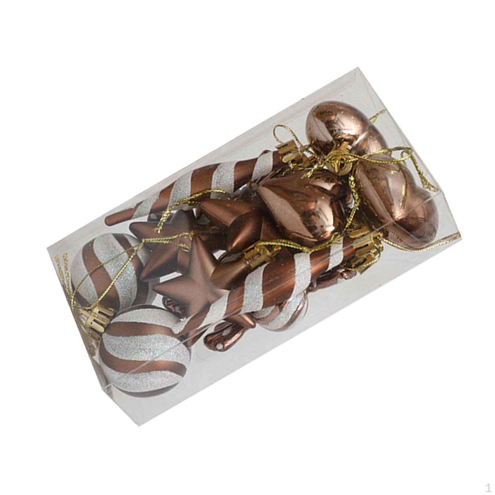 

13 штук Рождественское подвесное украшение Декоративная коллекция Подвеска для праздничной гостиной кофейный