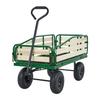 Pull-Along Wagon for Kids,101 cm Toddler Wagons with Foldable Wooden Panel & Handle, Supports up to 250kg, 25.4cm All-Terrain Tires, Utility Wagon