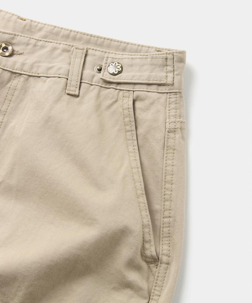 Laikeueomojeu Washed Cargo Pants_Beige