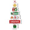 Christmas Hanging Flag Banner Door Decor Christmas Decoration 2024 for Home Christmas Ornaments Navidad Noel Gifts New Year 2025