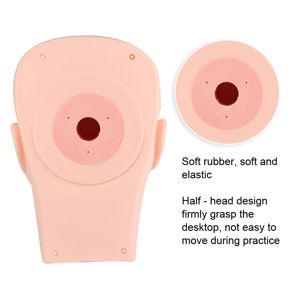 Training Head Mold Eyelash Grafting Head Model Mannequin Head Makeup Tattoo Practice HeadTattoo Practice Detachable Head