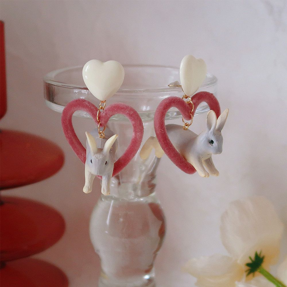 Design Harajuku Three-dimensional Resin Jewelry Korean Style Jewelry Women Earrings Animal Earrings