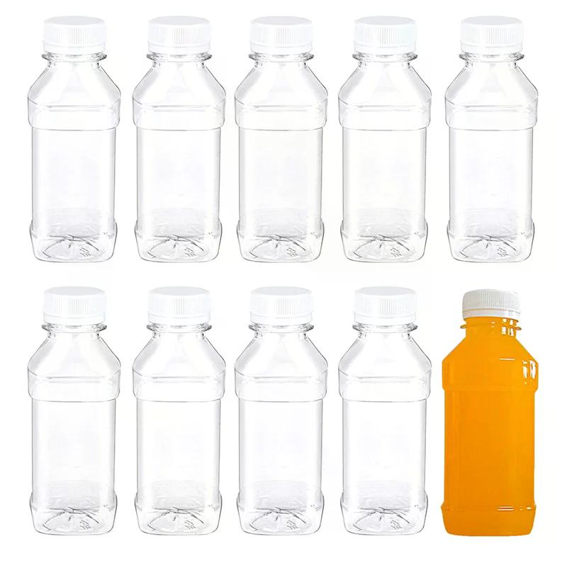10/20pcs 100ml Refillable Empty Plastic Portable Clear Bottles Leakproof Juice Water Drink Containers Beverage