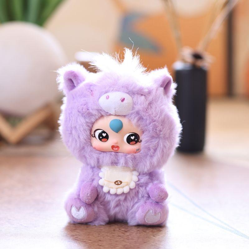 Cute Pony Plush Toy With Pp Cotton Filling For Bag Decoration And Gift