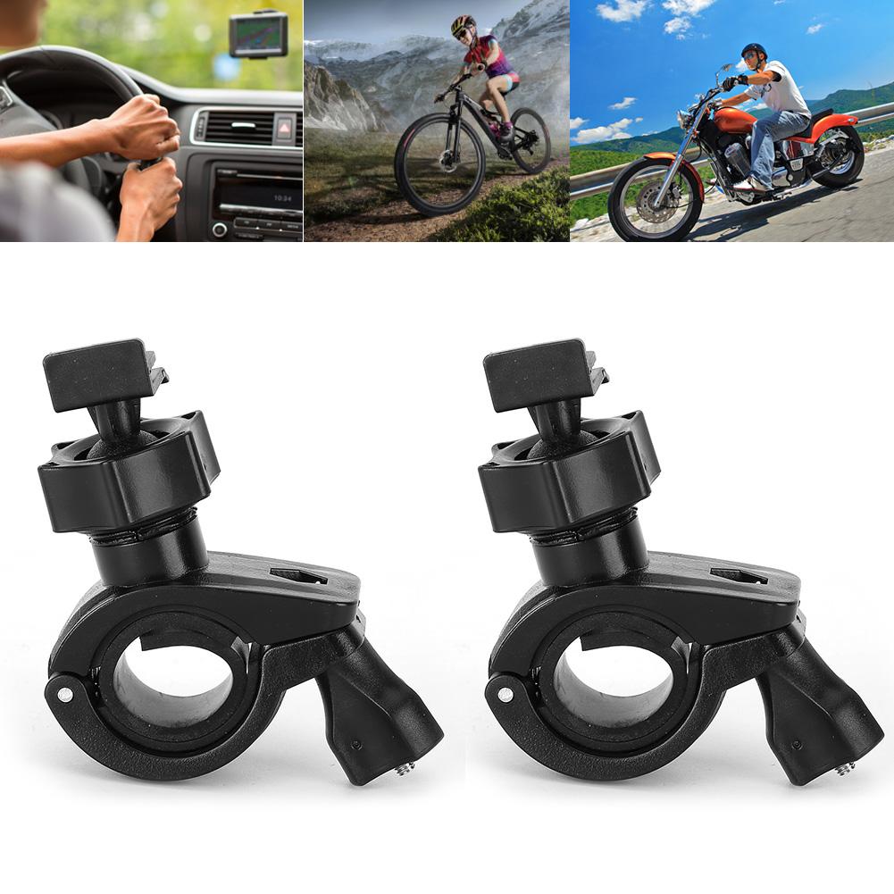 2Pcs 360 Degrees Rotating Car DVR Holder Driving Recorder Mount Bicycle Handle BracketF Head