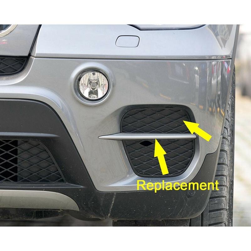 1 Pair Front Bumper Grille Cover Grill Trim for -BMW X5 E70 2011-2013 51117222859 51117222860