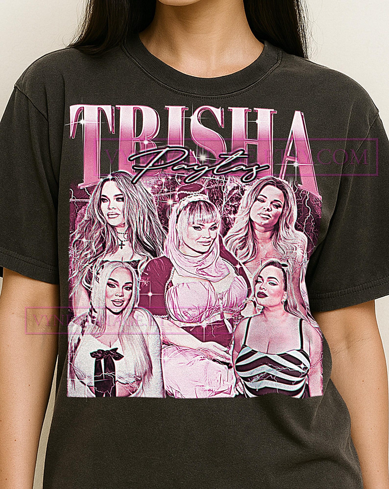 Trisha Paytas Shirt, 90s Vintage Retro Bootleg Trisha Paytas T-Shirt, Internet Icon Graphic Tee, Viral Meme Star Fan Shirt 3XL