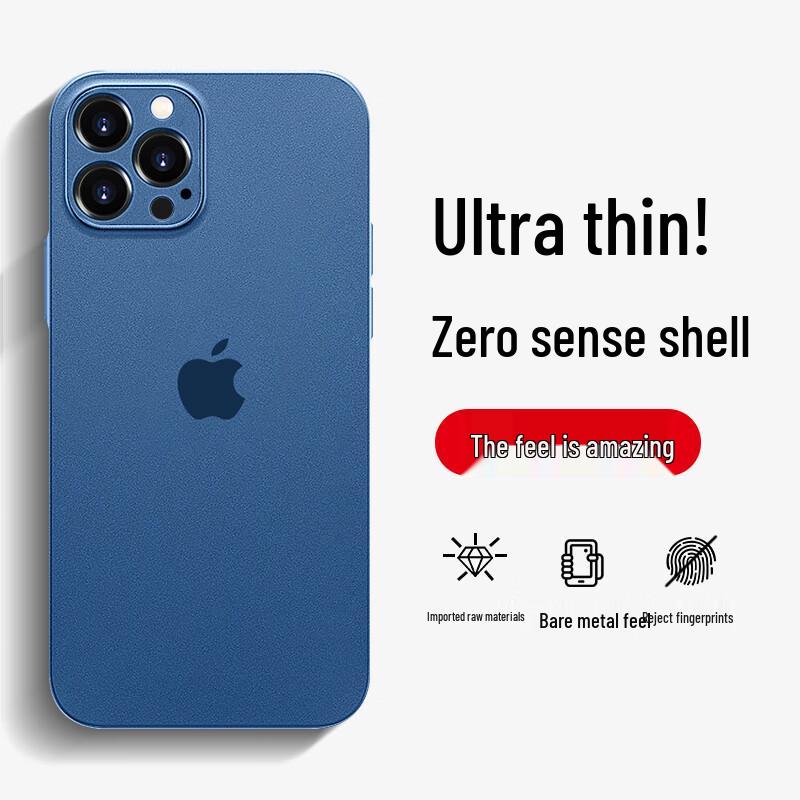 Nai Xiaoya Ultratenké matné pouzdro na iPhone s ochranou celého objektivu