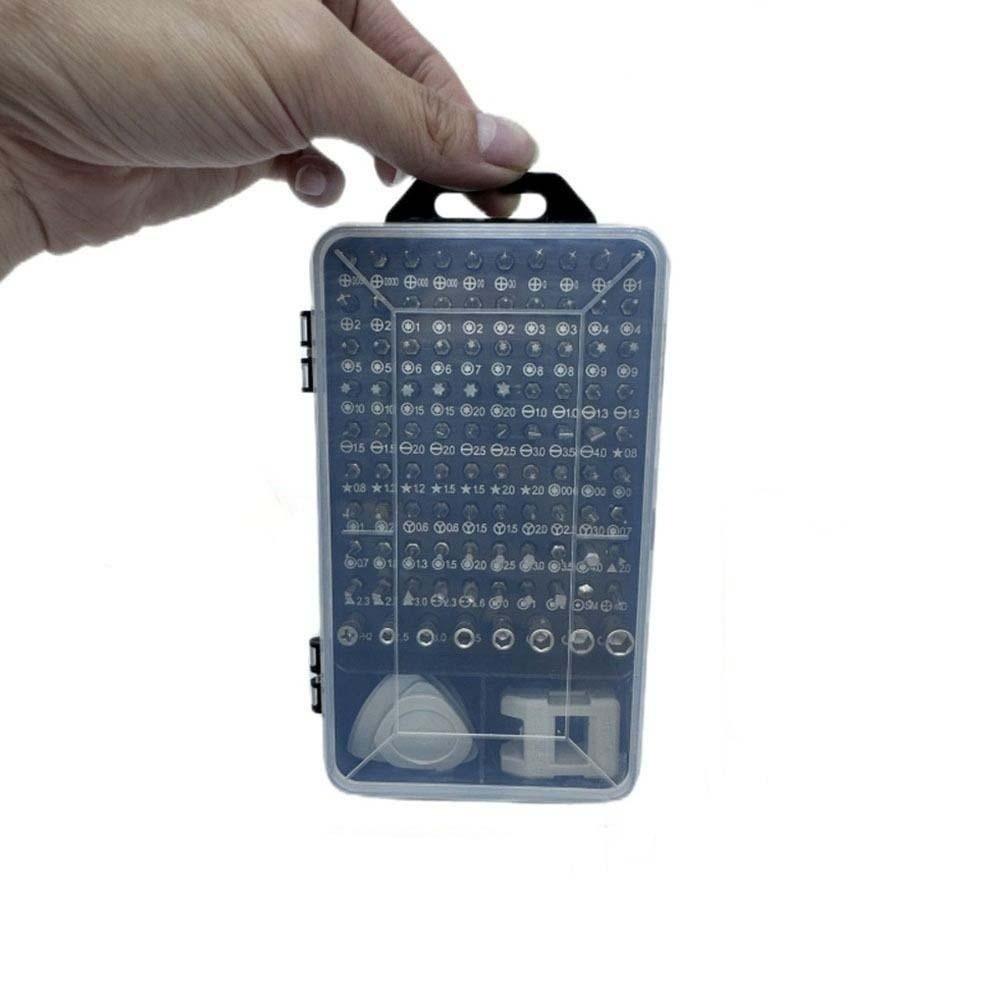 Schraubenmuttern Bits Set 115 in 1 Schraubendreher Set Magnetische Reparaturwerkzeuge Set Haushalt Professionell
