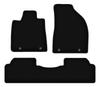 BASIC schwarze Velours-Fußmatten für: Lexus RX III Hybrid SUV (2008-2015)