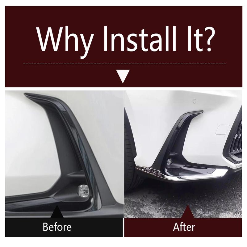 Front Bumper Corner Guard Strip Protection Cover Trim Stainless Steel Accessories For LEXUS NX 260 350h NX260 NX350h - 2026