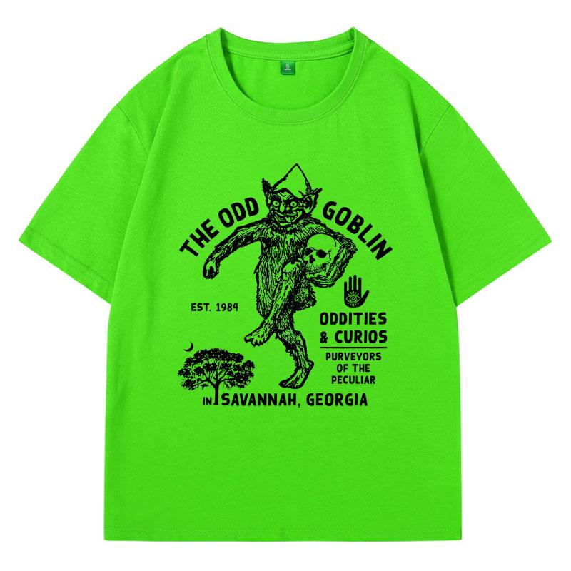 Unusual Occult Funny Meme T Shirt Men’s Women’s Cool Vintage Goblin Mode T-shirt Oversized Short Sleeves in Summer Cotton Tees