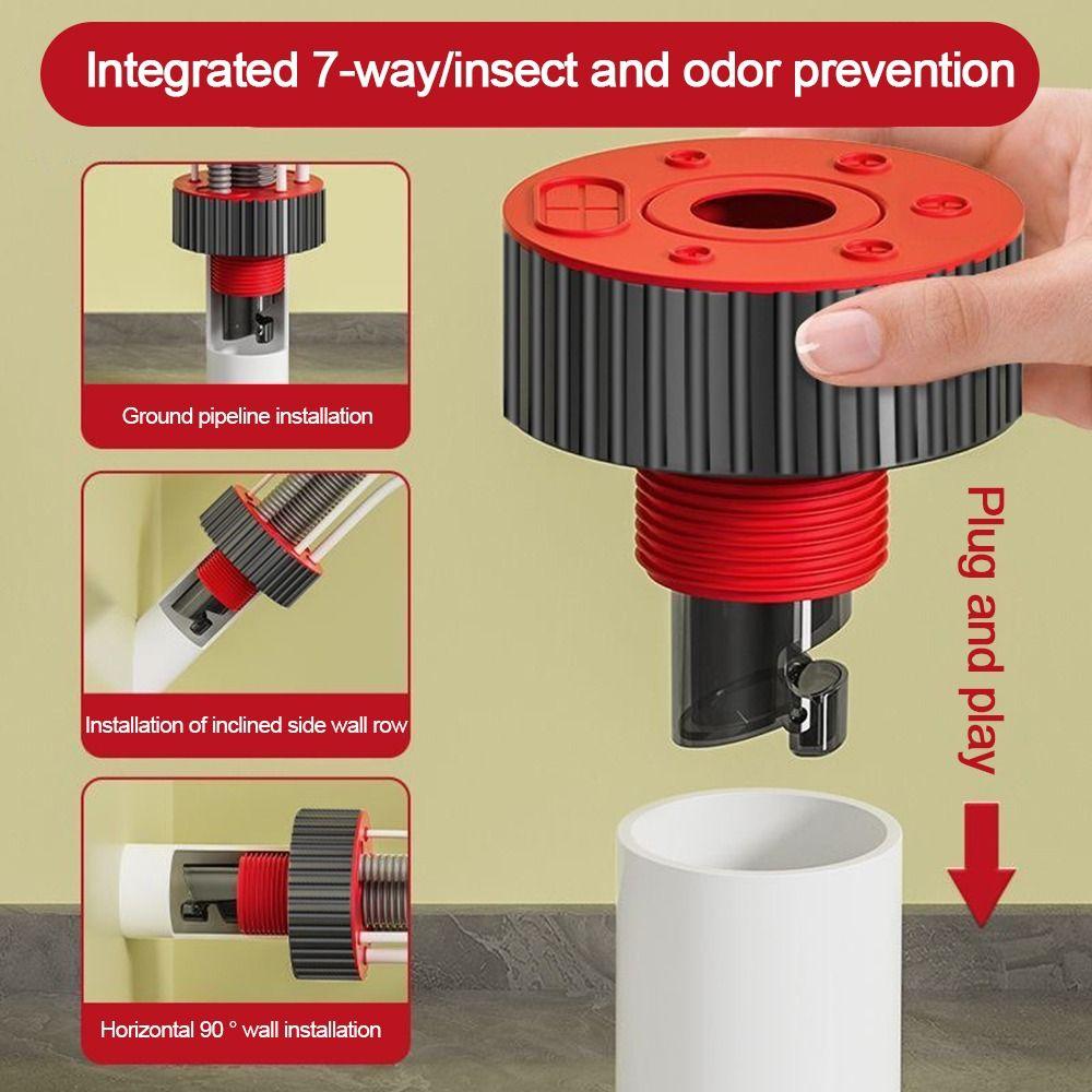 Anti Odor Kitchen Basin Sewer Branch Drainage Water Pipe Joint  Washing Machine Drainage Supplies