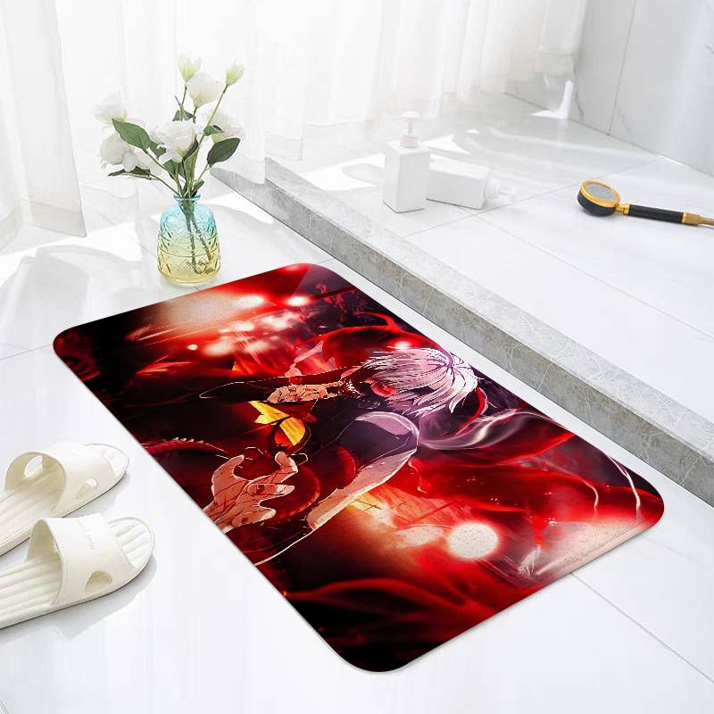 T-Tokyo G-Ghoul K-Kaneki Ken Floor Mat For Living Room Cushions Modern Soft Fluffy Home Rug For Children's Bedroom Play Carpet